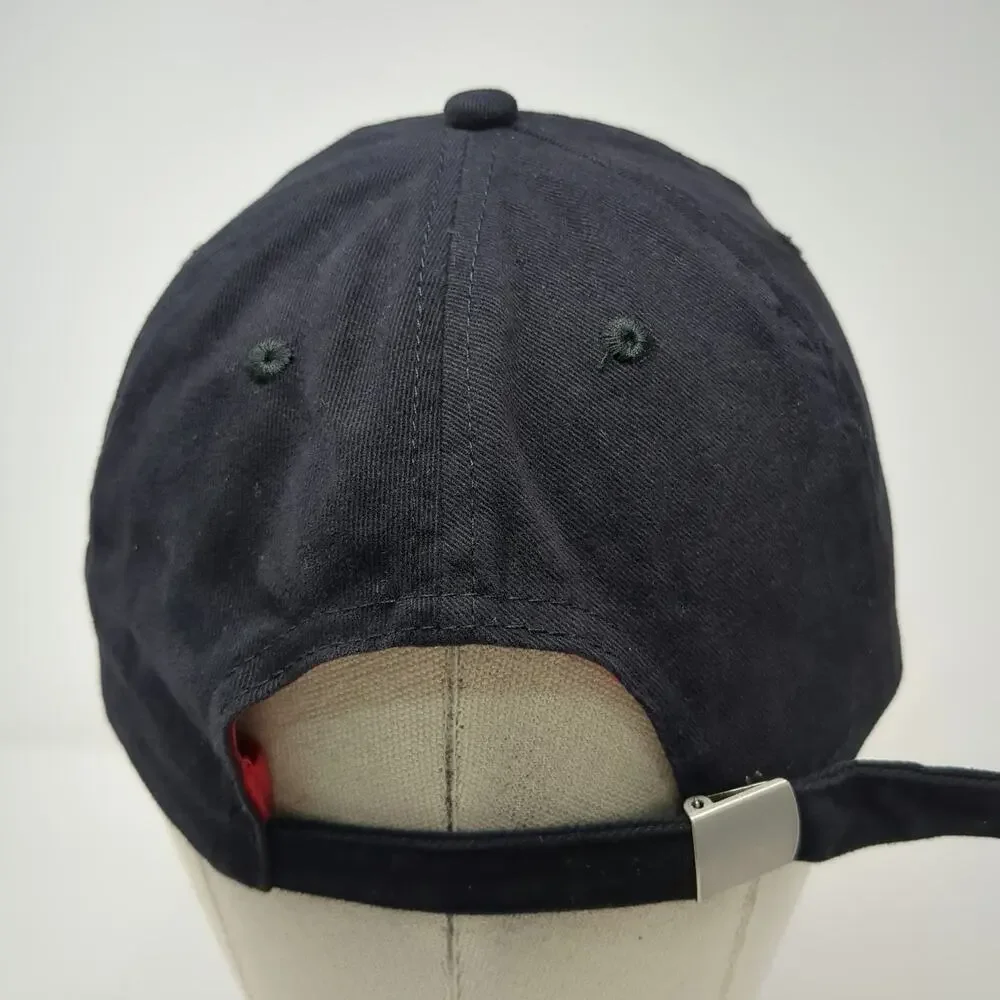 Steve Madden Baseball Cap Black One Size Chill Embroidered Slideback Hat